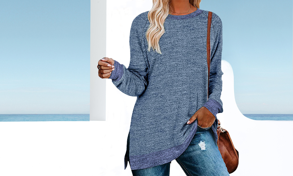 Up To 83 Off on Women Ultra Soft Long Sleeve Groupon Goods